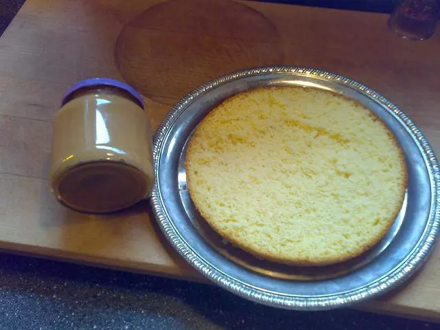 Apfelmus-Joghurttorte