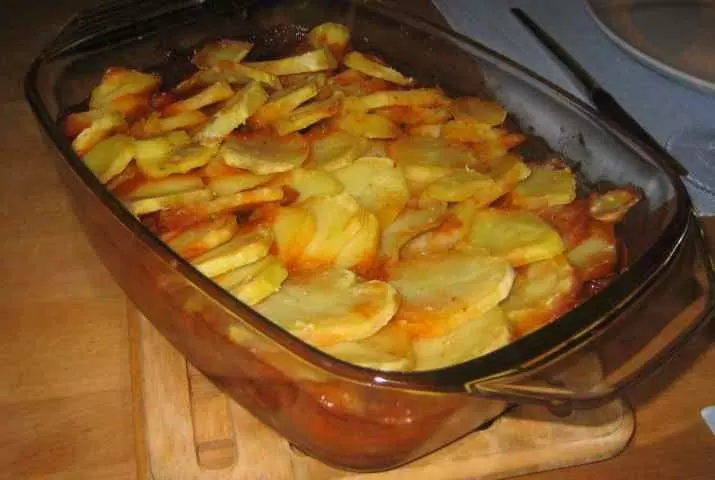 Champignonragout mit Kartoffelhaube