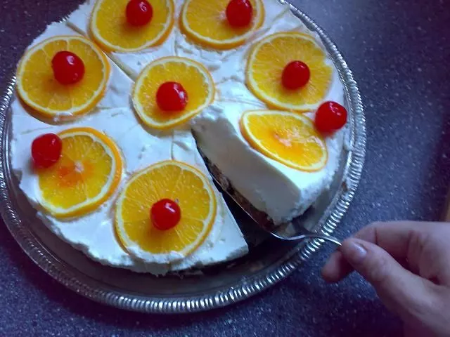 Orangen-Käse-Sahne-Torte