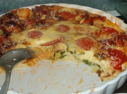 Clafoutis - mit Mozzarella, Tomaten...
