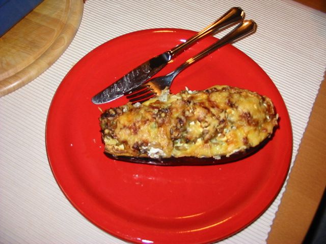 Gebackene Auberginen mit Grünkern | Kochmeister Rezept