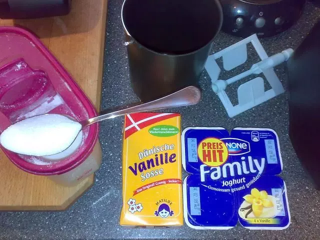 Joghurt-Vanille Eis