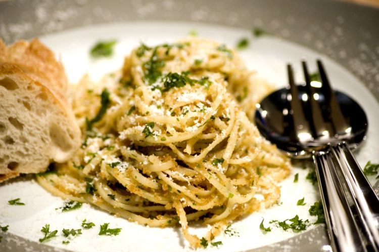 Spaghetti Sizilianische Art