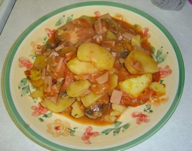 Kartoffel-Fleischwurst-Auflauf