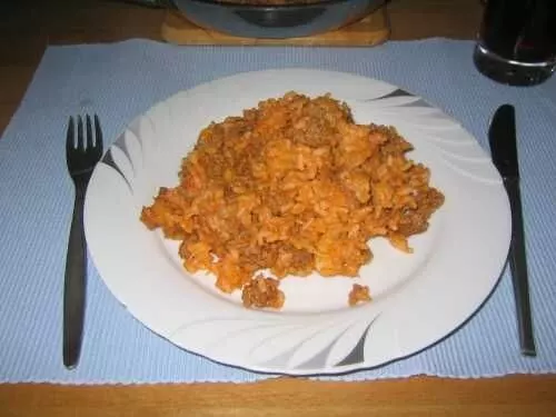 Bananen-Hackfleisch-Pfanne