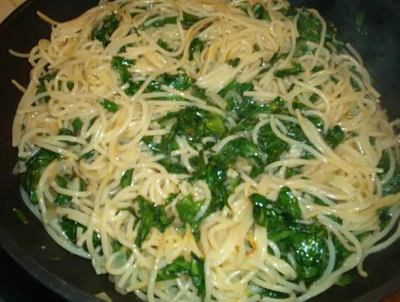 Bärlauch-Spaghetti