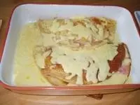 Käse-Schinken-Pfannkuchen