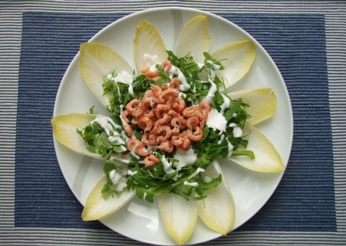 Chicorée mit Nordseekrabben | Kochmeister Rezept