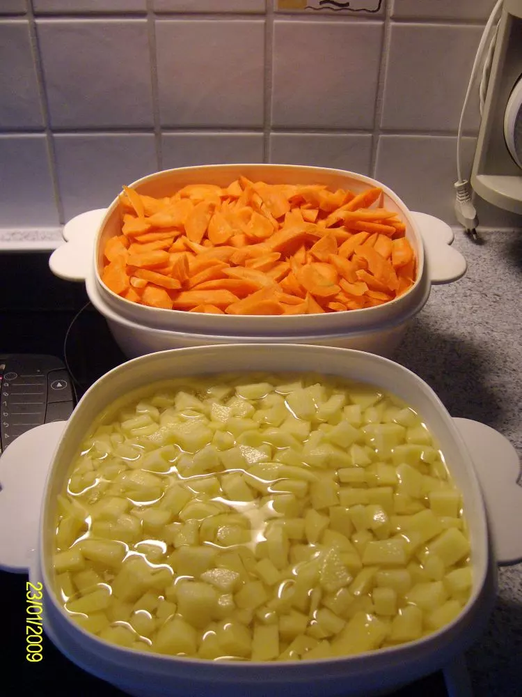 Möhreneintopf  "deftig"