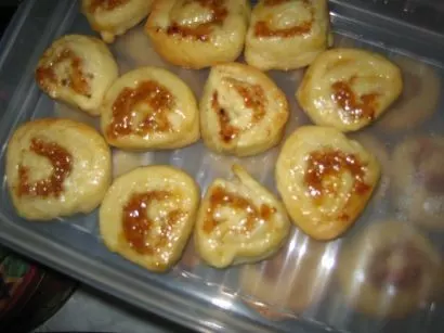 Aprikosen-Tee-Schnecken