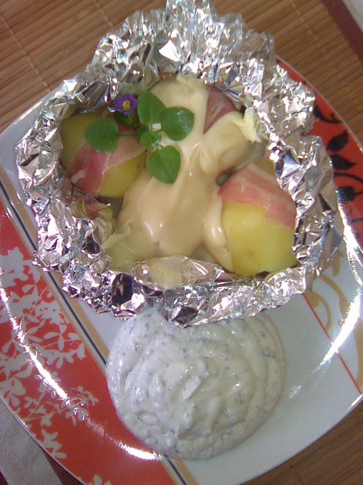 Kartoffelnest auf Kräuterquark | Kochmeister Rezept