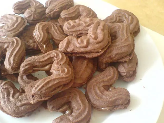 Schokoladenhörnchen, gefüllt