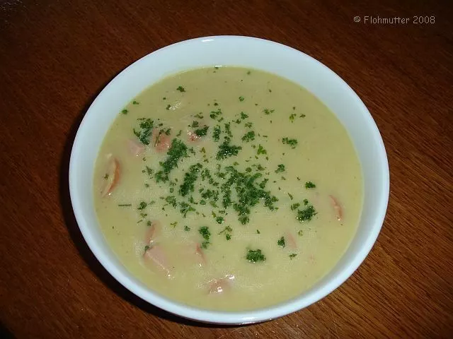 Flohmutters Kartoffel-Lauch-Suppe