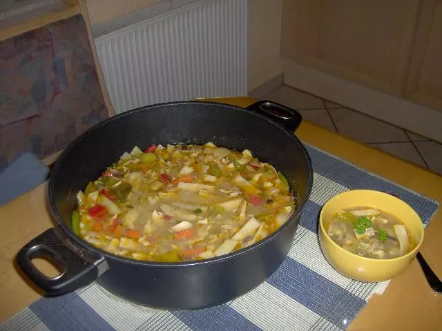 Suppe nach "deftig " chinesischer Art