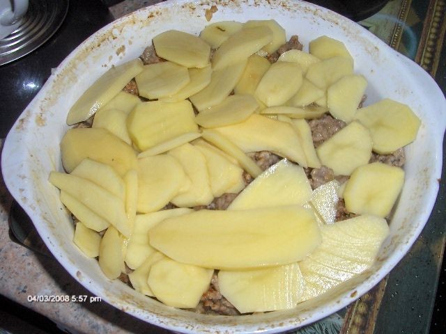 Hackfleisch-Kartoffelauflauf