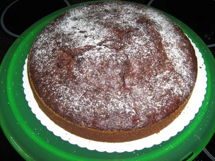 Schoko-Blaubeer-Kuchen