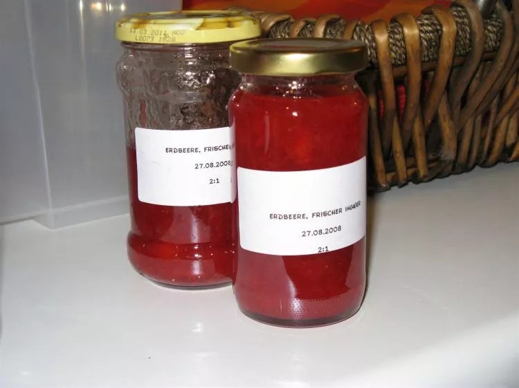 Erdbeer-Ingwer-Marmelade