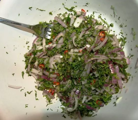 Thai-Salat abgewandelt