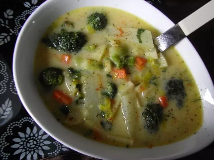 leichte Gemüse Suppe