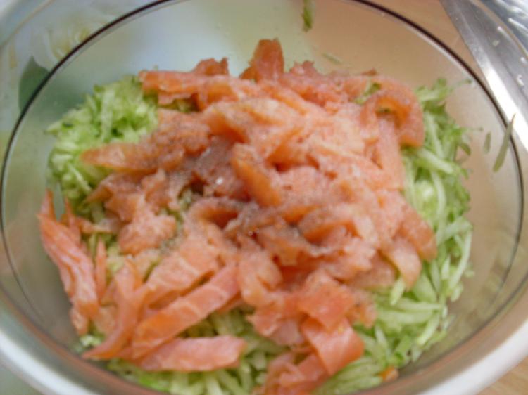 Der schnelle Gurken-Lachs-Salat