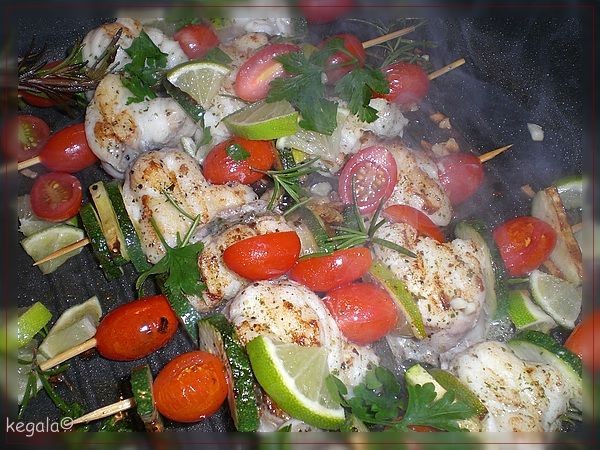 Seeteufel-Spieße, mediterran | Kochmeister Rezept