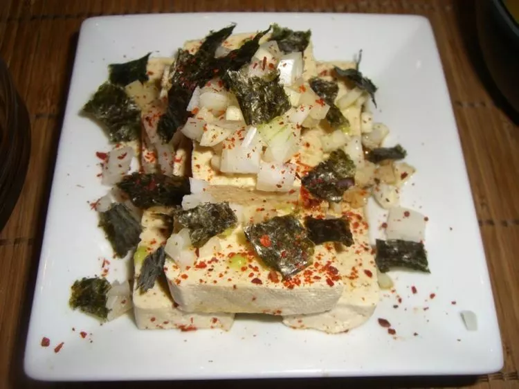 Tofu mit Nori und Ingwer