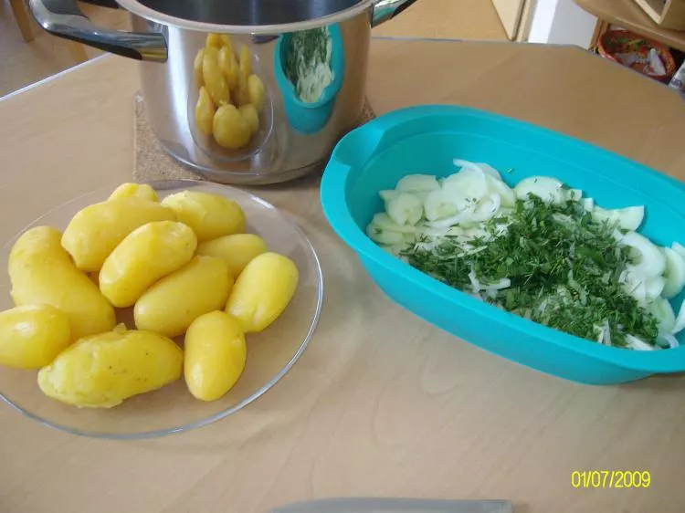 Nasser "deftiger" Kartoffelsalat
