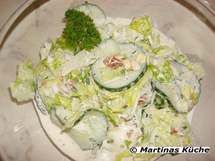 Eisberg-Gurken-Salat