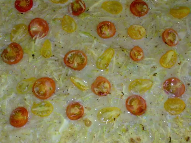 Zucchini-Ziegenkäse-Auflauf