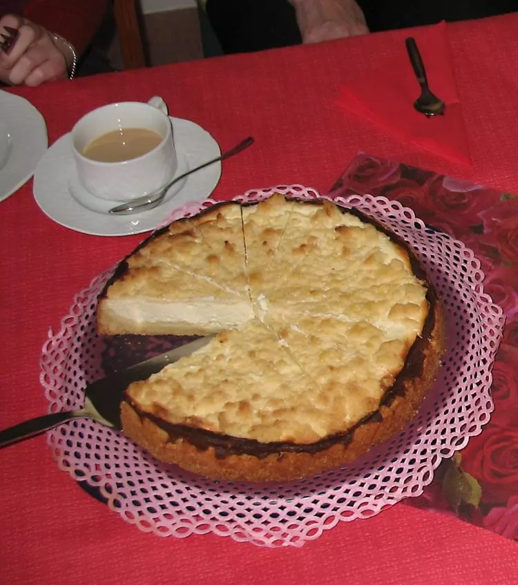 Ingrid's  Krümel -Käsekuchen