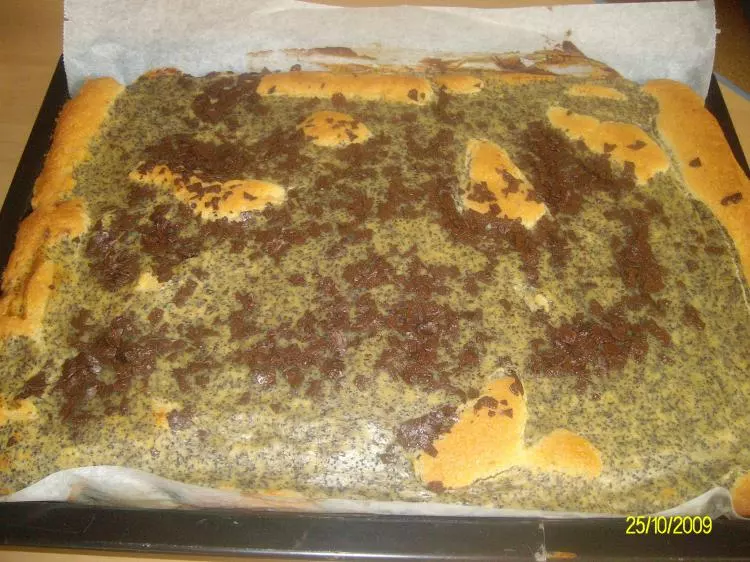 Mohnkuchen auf Blech