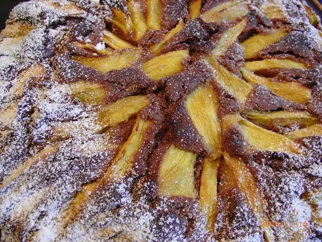 Schoko-Mango-Apfelkuchen