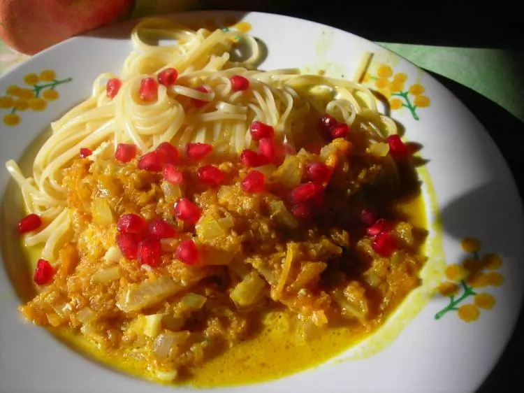 Kürbis-Spaghettini