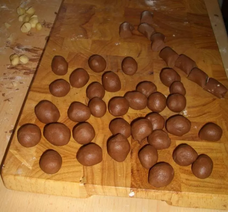Kakao-Nuß-Kugeln