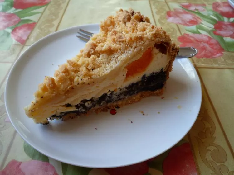 Streusel-Mohn-Torte mit Mandarinen
