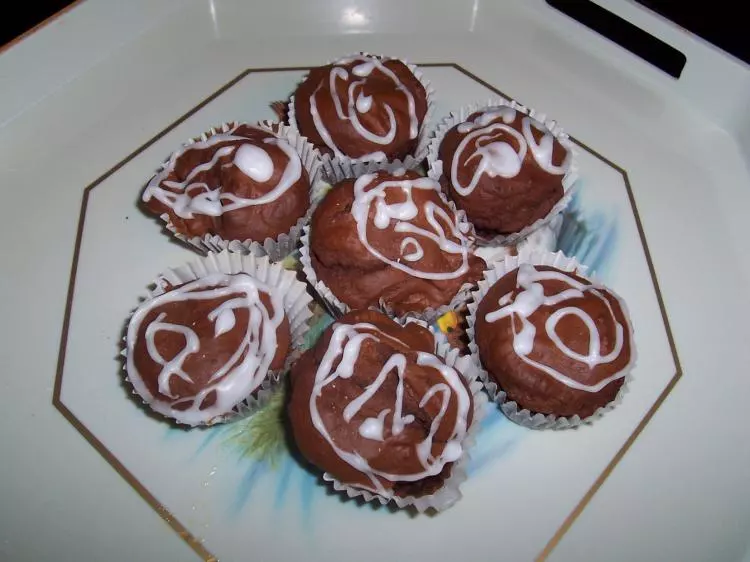 Nikas einfache Schokomuffins