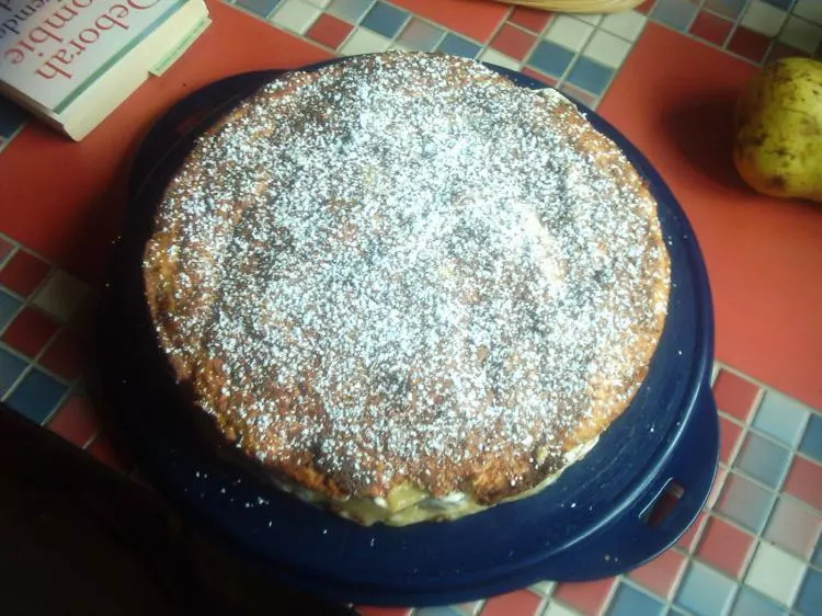 Rhabarber-Schneemousse-Torte