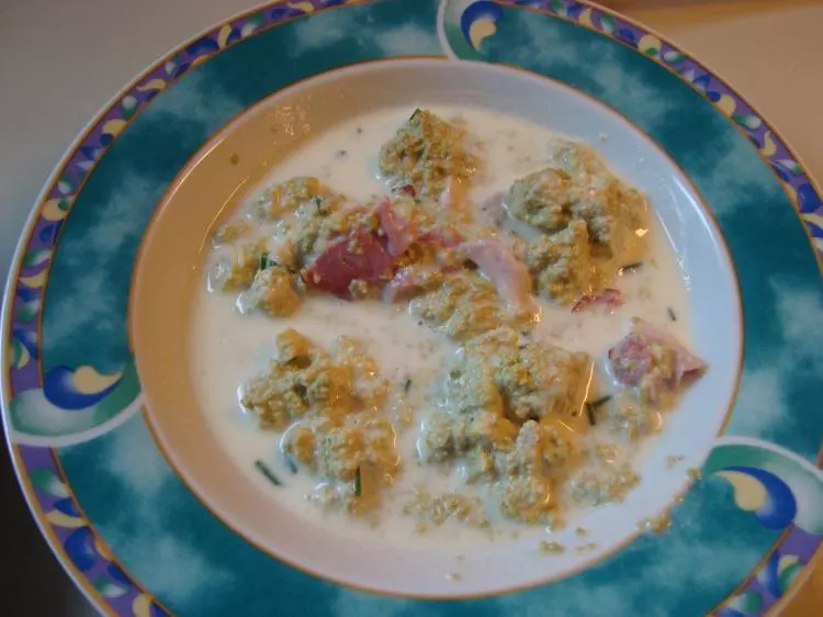 Rharbarberblütensuppe