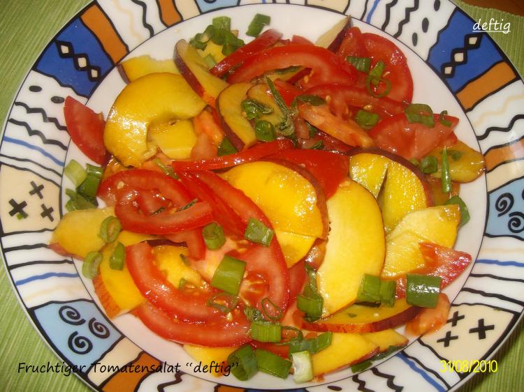 Fruchtiger Tomatensalat &amp;quot;deftig&amp;quot; | Kochmeister Rezept