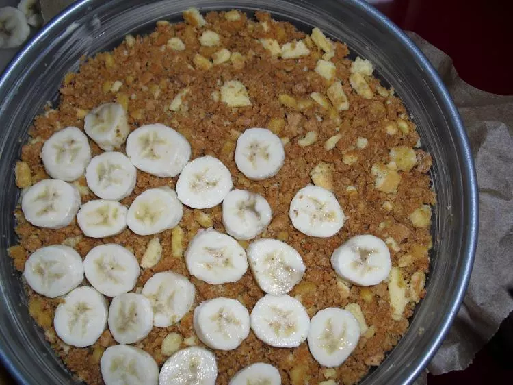 Bananen-Pudding-Torte