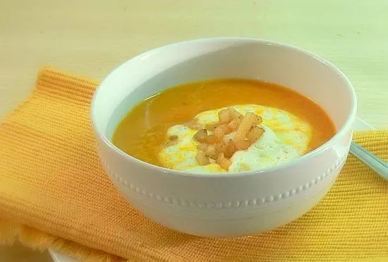 Kürbis-Boskop-Suppe