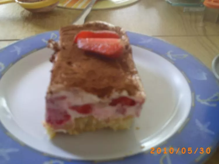 Erdbeer-Himbeer-Tiramisu