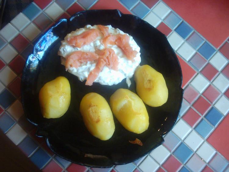Ofenkartoffeln mit Lachsremoulade (GG)