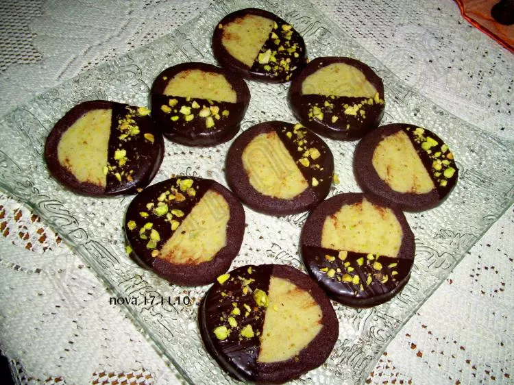 Schoko-Pistazien-Kekse