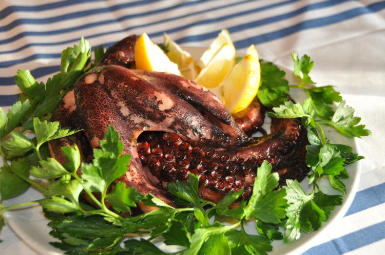 Oktopus gekocht | Kochmeister Rezept