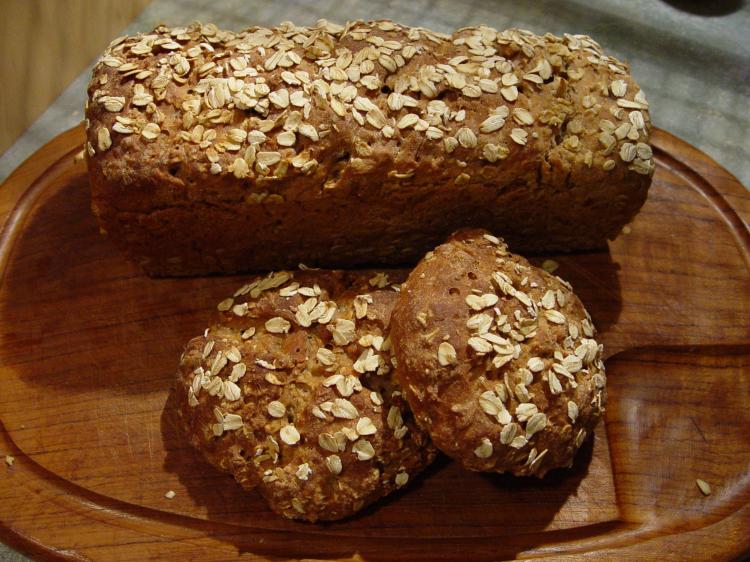 Weizen-Haferflocken-Brot | Kochmeister Rezept