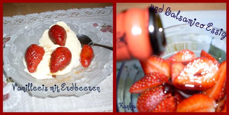 Vanilleeis mit Erdbeeren und Balsamico-Essig | Kochmeister Rezept