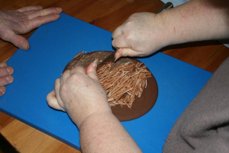 Trüffeltorte mit einem Hauch von Zimt