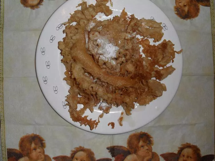 Frittierte Pfannkuchen (Familie, um 1800)