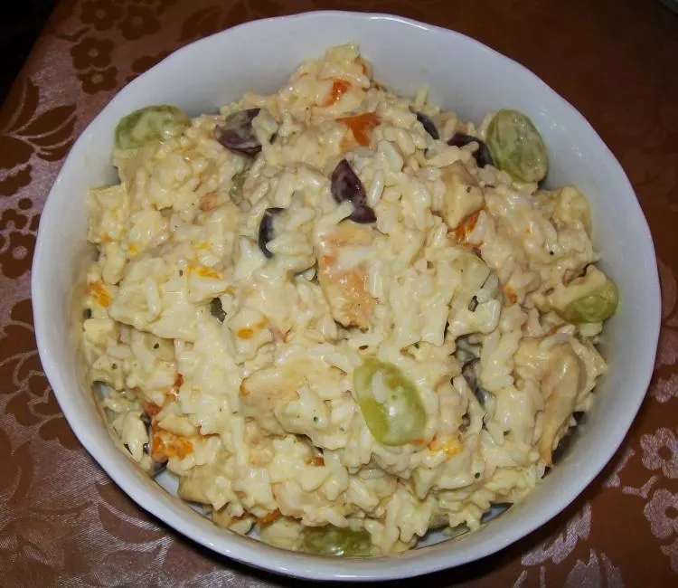 Curry-Reis-Geflügelsalat 